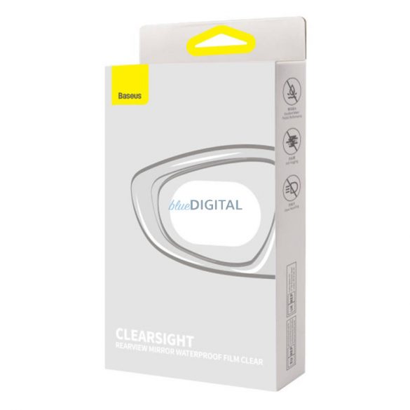 Film impermeabil pentru oglinda retrovizoare Clear Sight Transparent, Baseus la pachet de 2