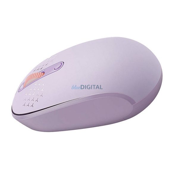 Mouse fără fir Baseus F01B Tri-mode 2.4G BT 5.0 1600 DPI (violet)