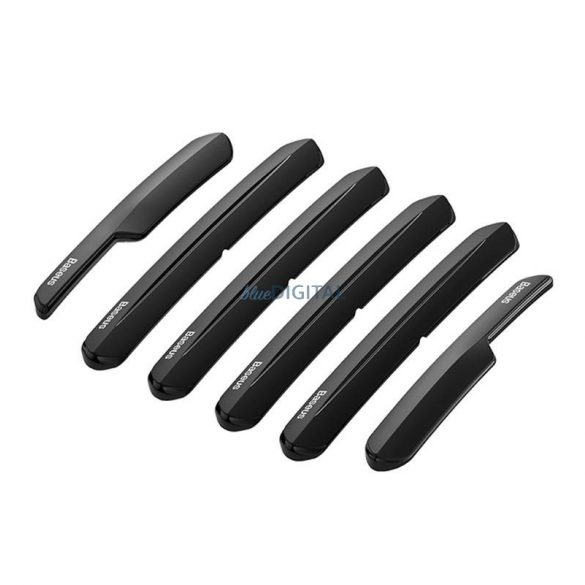 Kit de protecție pentru bara de protecție T-Space Tesla Baseus pachet de 6 (negru)