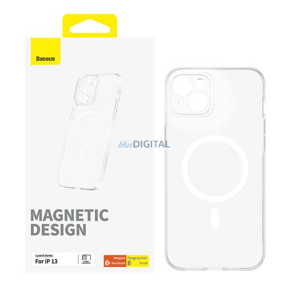 Husă magnetică pentru telefon iPhone 13 Baseus OS-Lucent Series (transparentă)