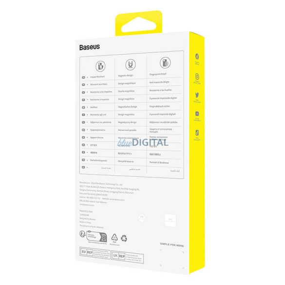 Magnetic Phone Husă pentru iP 14 Pro Max Baseus OS-Lucent Series (Clear)