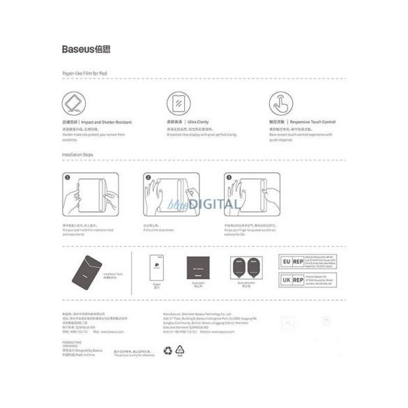 Protectie de ecran din sticla securizata Baseus iPad 10 (2022) 10,9"