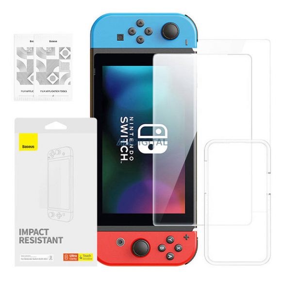 Protector de ecran Baseus din sticla securizata Nintendo Switch OLED 2021