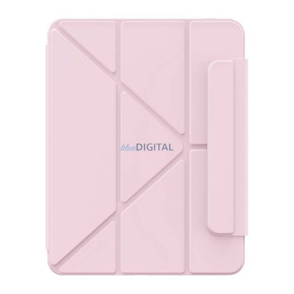 Husă magnetică Baseus Minimalist pentru iPad 10.2″ (2019/2020/2021) (roz bebeluș)