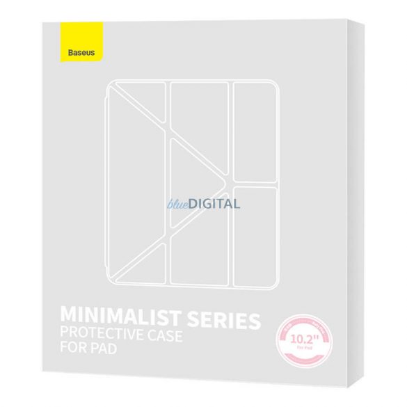 Husă magnetică Baseus Minimalist pentru iPad 10.2″ (2019/2020/2021) (roz bebeluș)