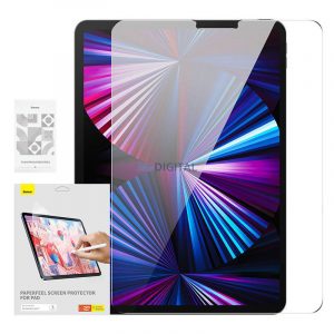 Film Baseus Paperfeel iPad Pro (2018/2020/2021/2022) 12.9″, folie transparentă