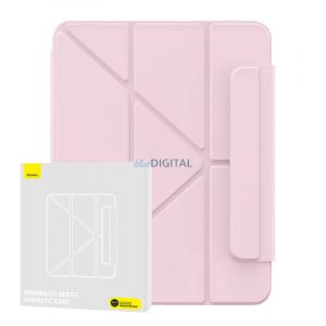 Husă magnetică Baseus Minimalist iPad 10.2″ (2019/2020/2021) (roz bebeluș)