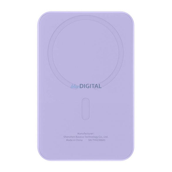 Mini Powerbank magnetic Baseus 5000mAh 20W (violet)