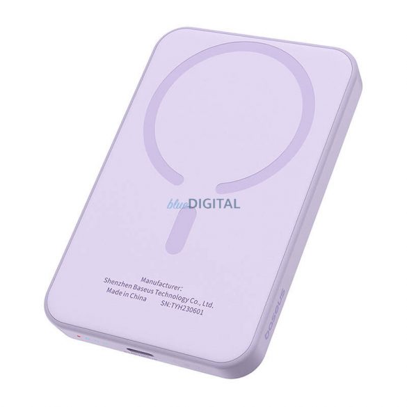 Mini Powerbank magnetic Baseus 5000mAh 20W (violet)