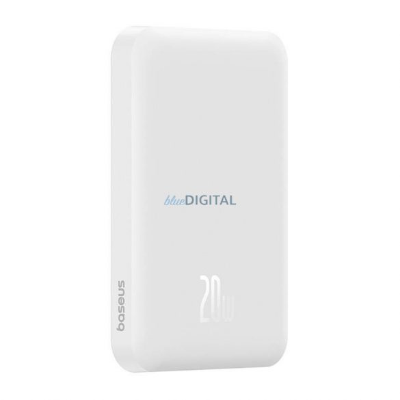 Mini Powerbank magnetic Baseus 5000mAh 20W (alb)