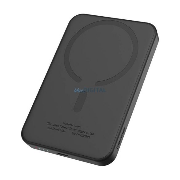 Mini Powerbank magnetic Baseus 5000mAh 20W (negru)