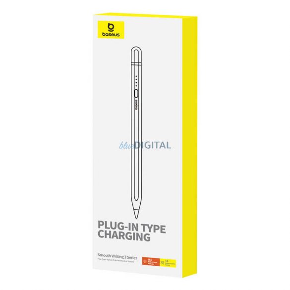 Stylus activ Baseus Smooth Writing 2 cu încărcare fără fir (alb)