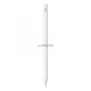 Stylus activ Baseus Smooth Writing 2 cu vârf înlocuibil (alb)