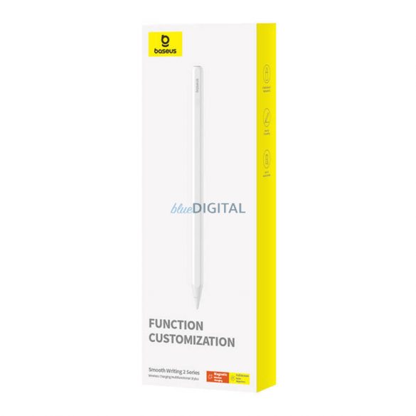 Stylus activ Baseus Smooth Writing 2 cu vârf înlocuibil (alb)