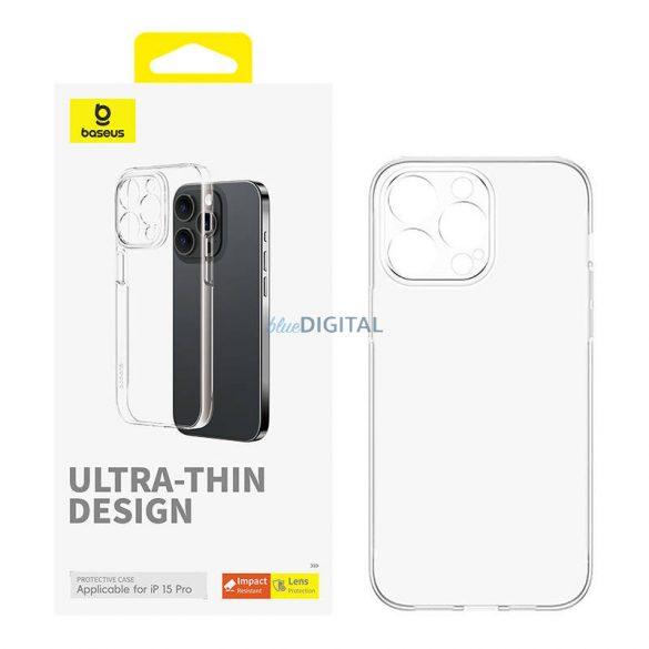 Husă pentru iPhone 15 Pro Baseus OS-Lucent Series (Transparent)