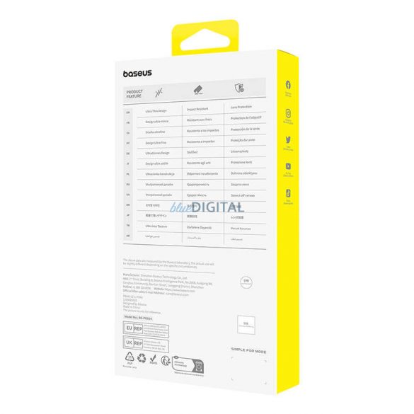 Husă pentru iPhone 15 Pro Baseus OS-Lucent Series (Transparent)