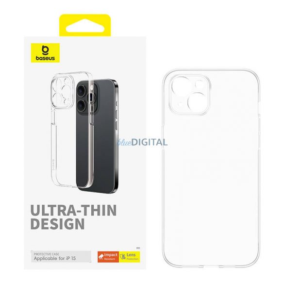 Husă pentru iPhone 15 Baseus OS-Lucent Series (Transparent)