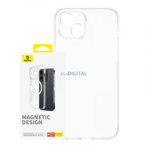 Husă magnetică pentru telefon iPhone 15 Plus Baseus OS-Lucent Series (transparentă)