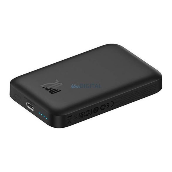 Powerbank wireless Baseus Magnetic Mini 6000mAh 20W - negru