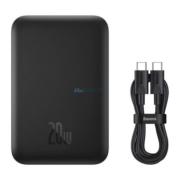 Powerbank wireless Baseus Magnetic Mini 6000mAh 20W - negru