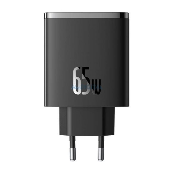 Încărcător de perete Baseus OS-Cube Pro 2xUSB-C + USB, 65W (negru)