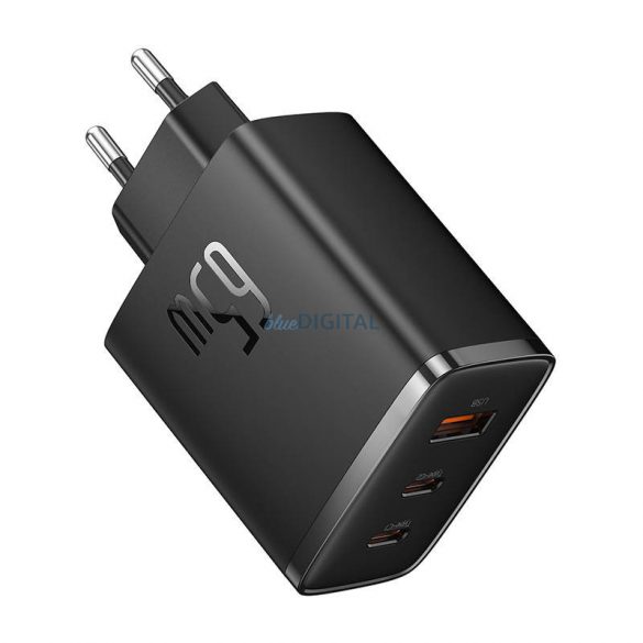 Încărcător de perete Baseus OS-Cube Pro 2xUSB-C + USB, 65W (negru)