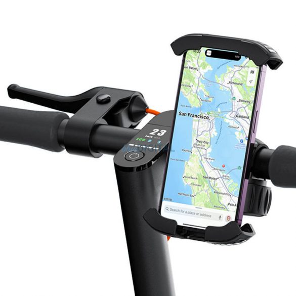 Suport telefon pentru biciclete Baseus QuickGo (negru)