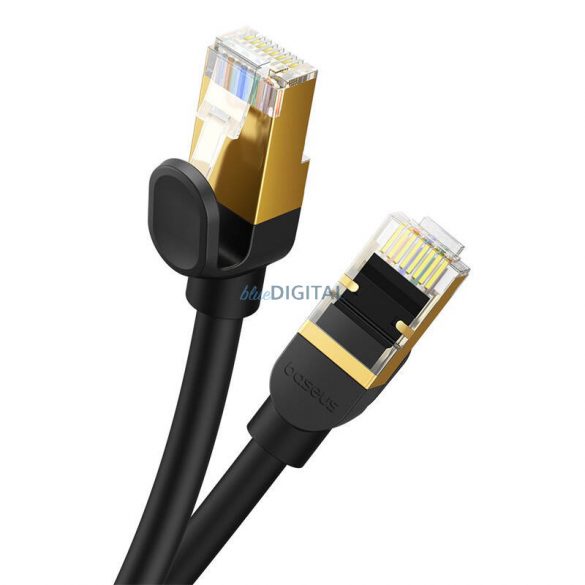 Baseus Ethernet RJ45, 40 Gbps, 8 m (negru) cablu de rețea, 8 m (negru)