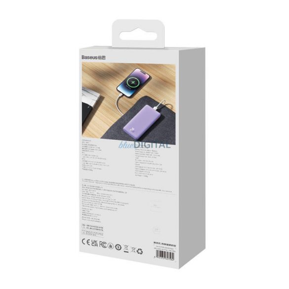 Baseus Airpow powerbank 10000 mAh 20W - violet