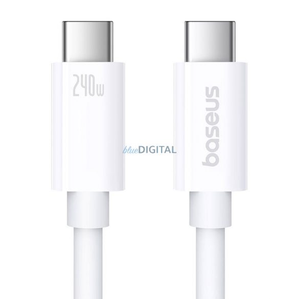 Kabel USB-C la USB-C Baseus Superior USB4, 240 W, 1 m (alb)