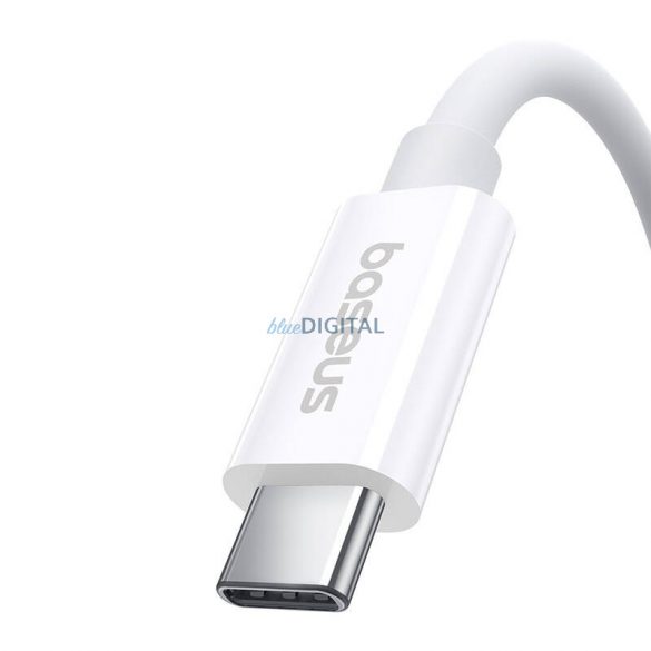 Kabel USB-C la USB-C Baseus Superior USB4, 240 W, 1 m (alb)