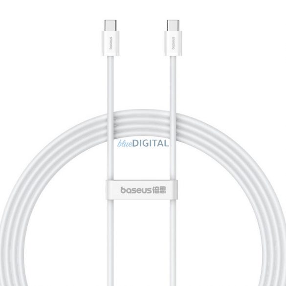 Kabel szybkiego ładą USB-C cu USB-C Baseus Superior 2 100W 2m (alb)