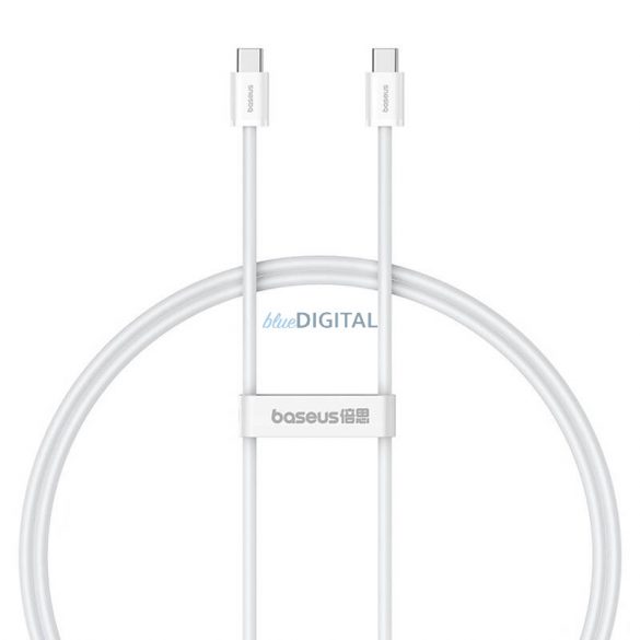 Kabel szybkiego ładą USB-C cu USB-C Baseus Superior 2 100W 1m (alb)