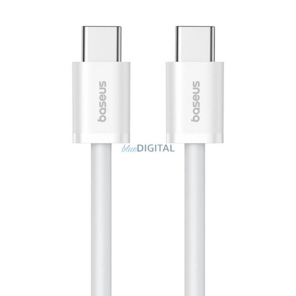 Kabel szybkiego ładą USB-C cu USB-C Baseus Superior 2 100W 1m (alb)