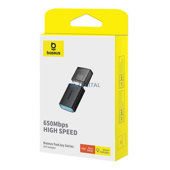 Amplificator de semnal de rețea Baseus FastJoy 650 Mbps (negru)