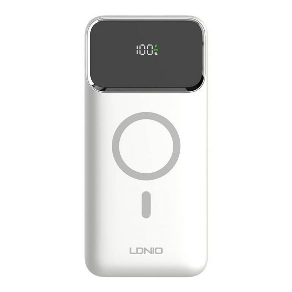 Powerbank LDNIO PQ12, 15W, 10000mah (alb)