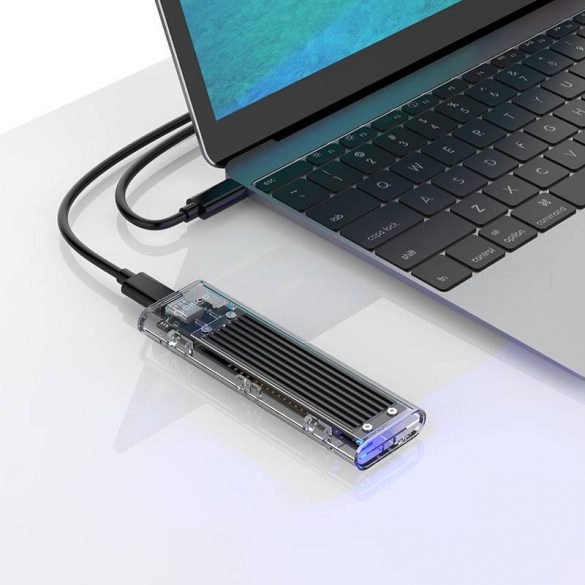 Carcasă Orico M.2 SDD, NVME, USB-C 3.1 Gen.2, 10 Gbps (negru)