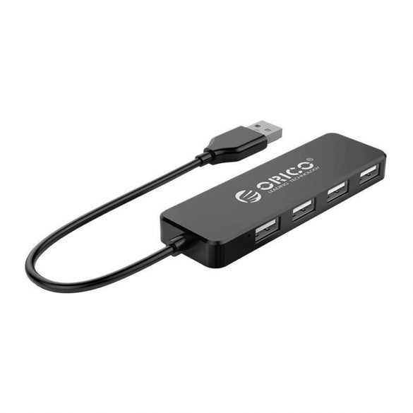 Adaptor hub Orico, USB-4x USB (negru)