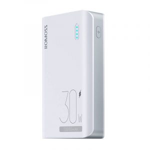 Romoss Sense 4S Pro Powerbank, 10000mAh, 30W (alb)