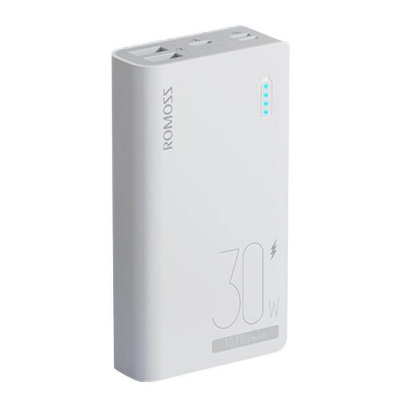 Romoss Sense 4S Pro Powerbank, 10000mAh, 30W (alb)