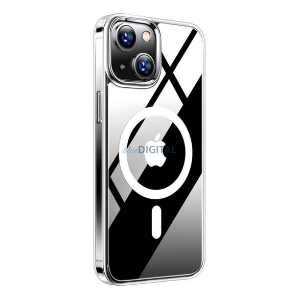 Husă telefonică Torras Diamond Clear-Mag pentru iPhone 15 (transparentă)