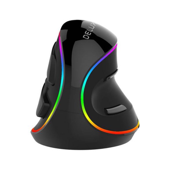 Mouse vertical Delux M618Plus 4000DPI RGB