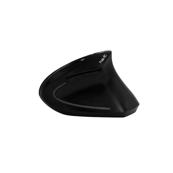 Mouse vertical wireless Havit MS550GT 800-1600 DPI (negru)