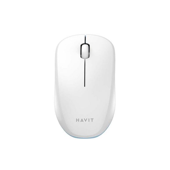 Mouse universal wireless Havit MS66GT-WB (alb și albastru)