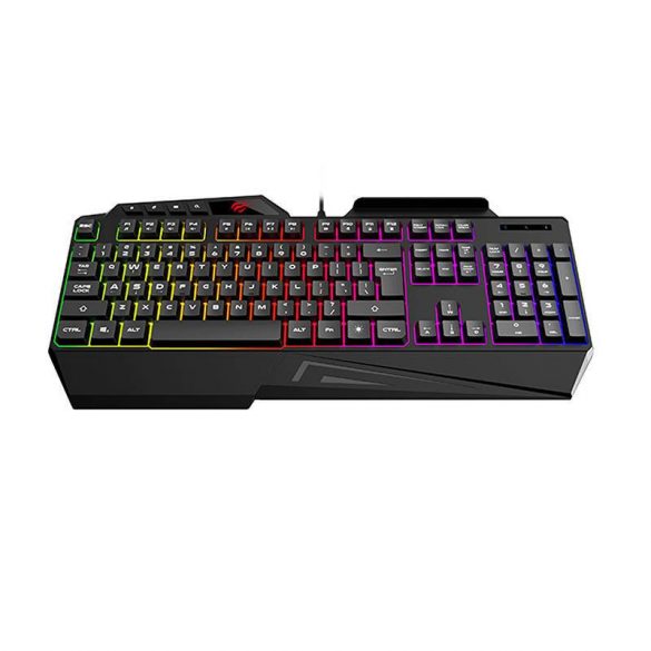 Havit GAMENOTE KB488L Tastatură pentru jocuri cu membrană RGB