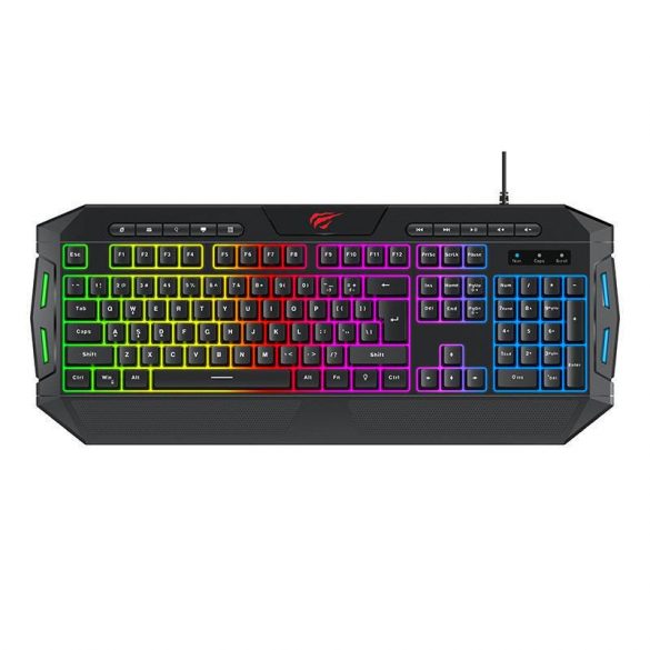 Set de jocuri 4 în 1 Havit GOMENOTE KB501CM. Căști + tastatură + mouse + pad