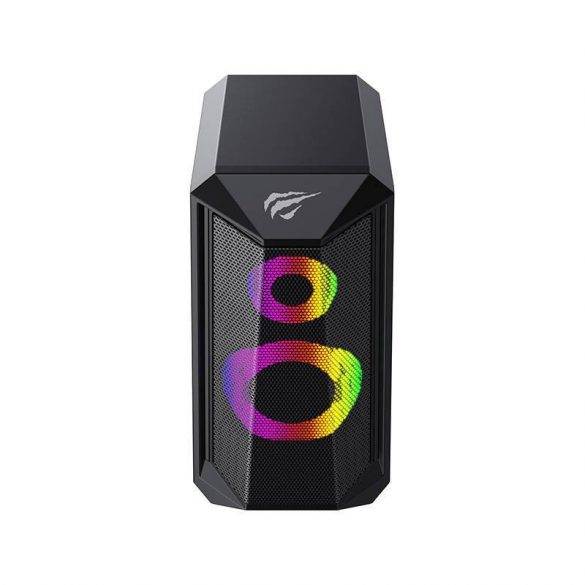 Difuzoare pentru computer Havit SK202 2.0 RGB (negru)