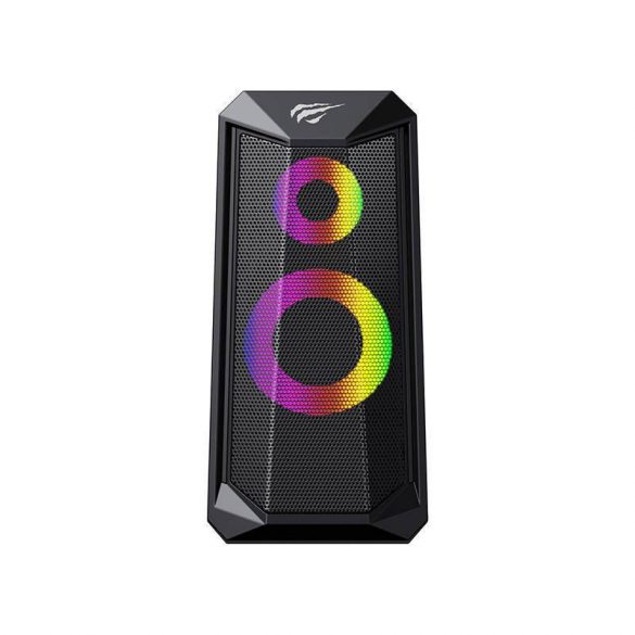 Difuzoare pentru computer Havit SK202 2.0 RGB (negru)