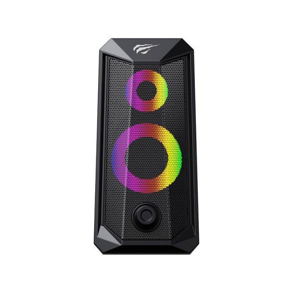 Difuzoare pentru computer Havit SK202 2.0 RGB (negru)