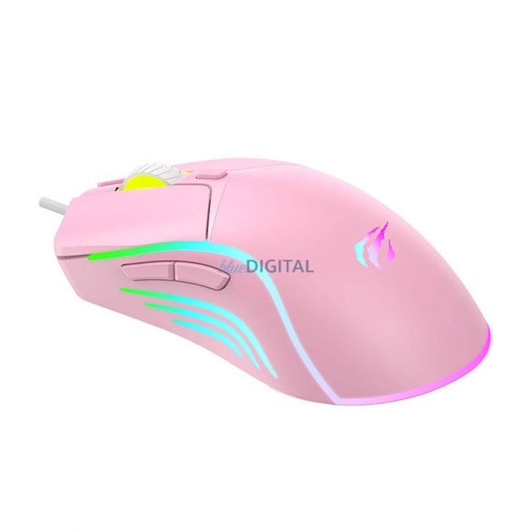 Mouse jucărie cu fir Havit MS1029 (roz)